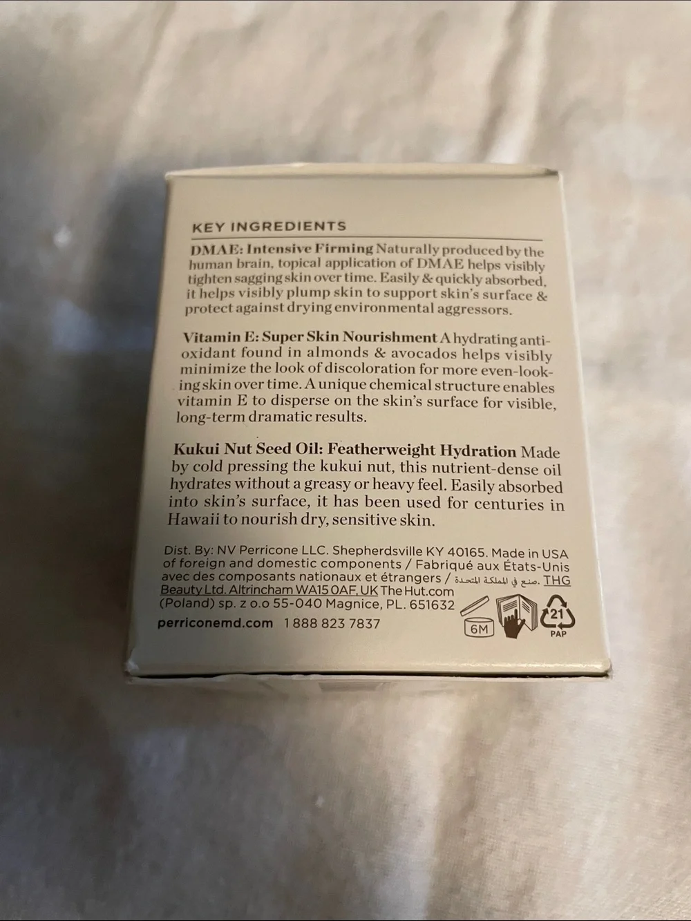 Perricone MD Cream Face Finishing & Firming Moisturizer - Cream White